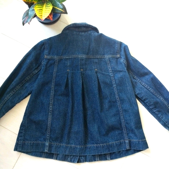 Gap Denim Jacket with Pleated Back - Picture 2 of 14